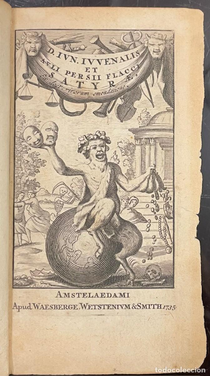 Libri antichi: J. Juvenalis. Auli Persii (Junio Juvenal, Aulio Persio Flaco) . Iun. Iuvenalis et Auli Persii Flacc