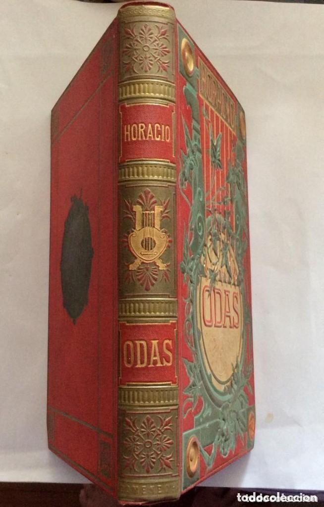 Libros antiguos: Odas De Q. Horacio Flaco 1882, - Foto 3