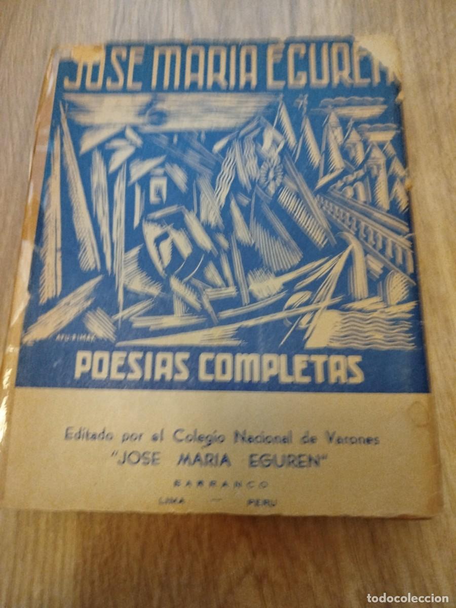Antiquarische B&uuml;cher: Poes&iacute;as Completas. Jos&eacute; Mar&iacute;a Eguren. Muy raro