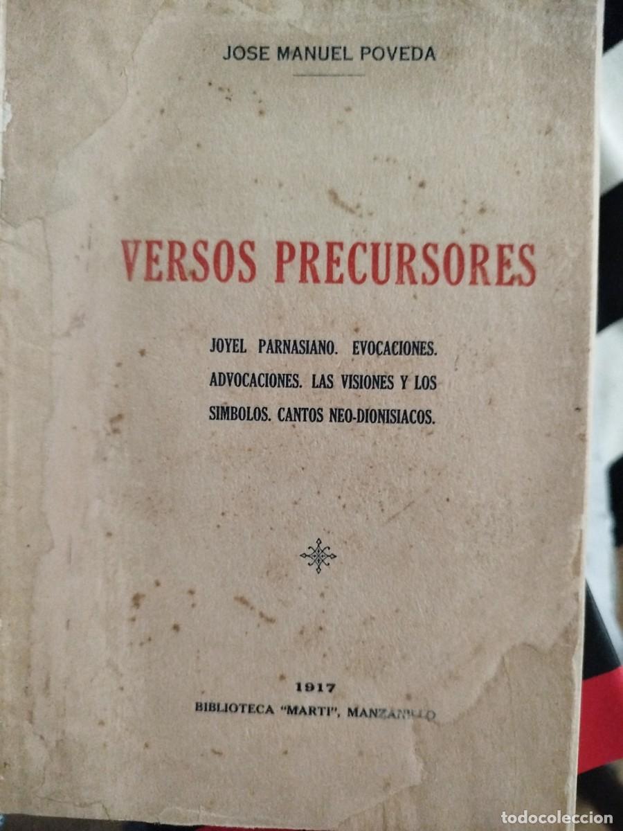 Antiquarische B&uuml;cher: Versos Precursores. Jos&eacute; Manuel Poveda