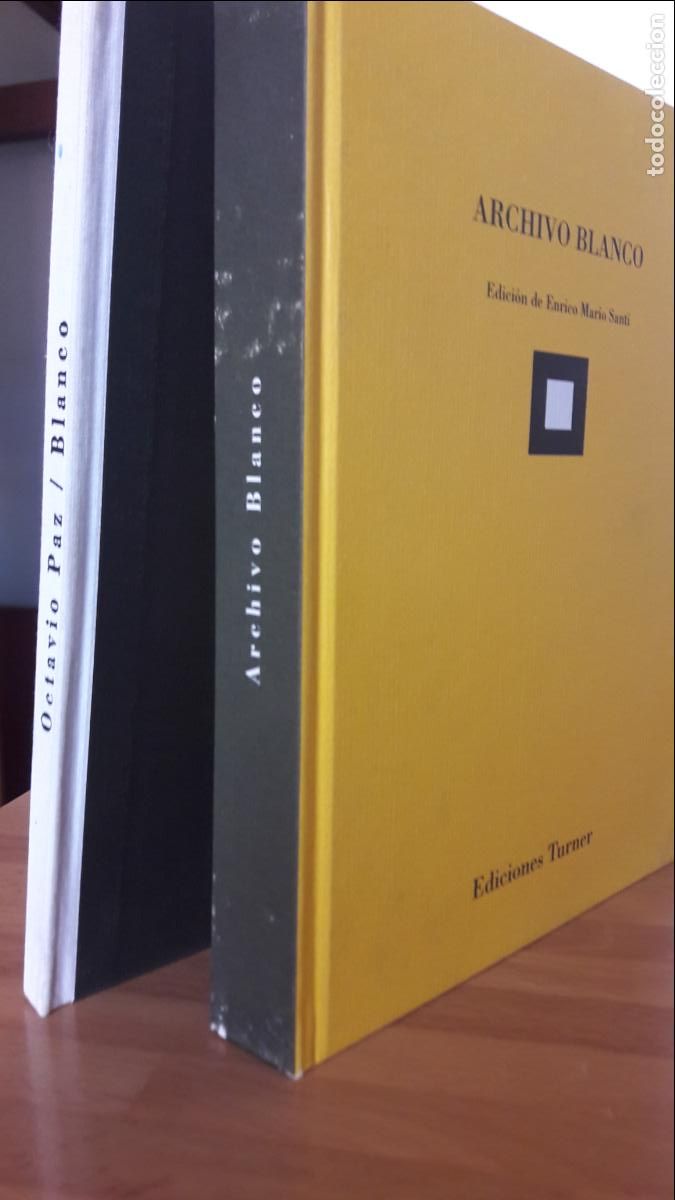 Old books: OCTAVIO PAZ ARCHIVO BLANCO 2 TOMOS Turner Ediciones