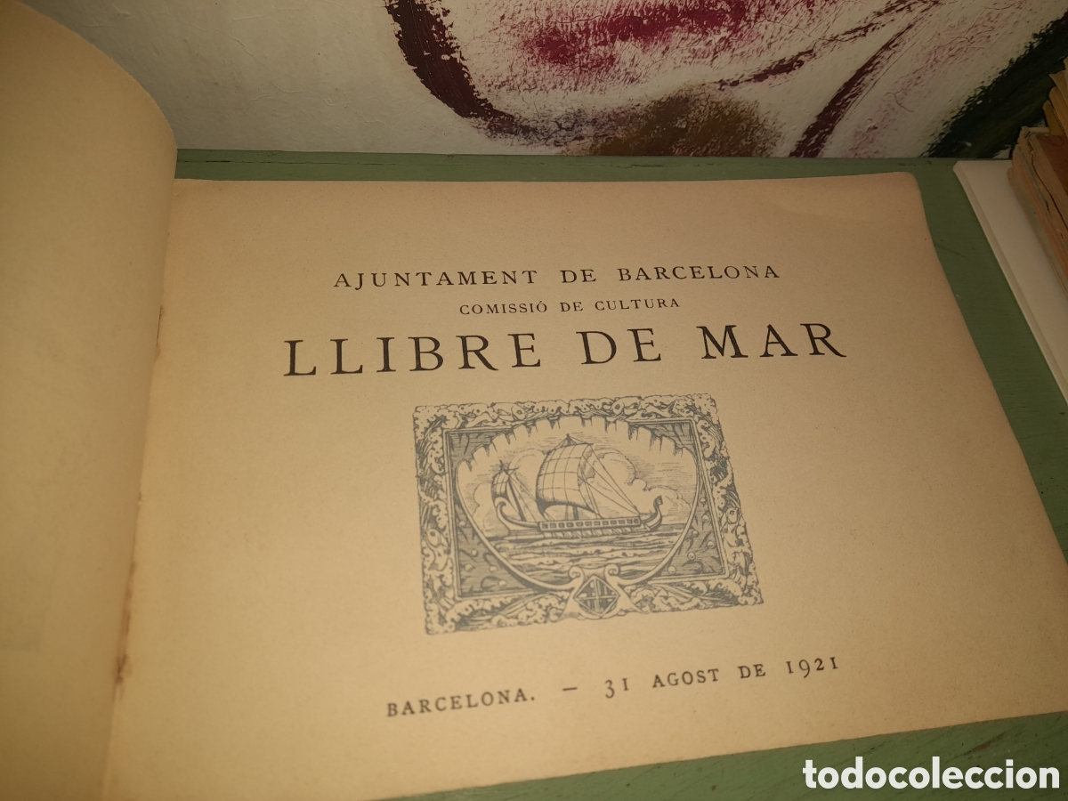 Libros antiguos: Llibre de Mar a&ntilde;o 1921 - Foto 7