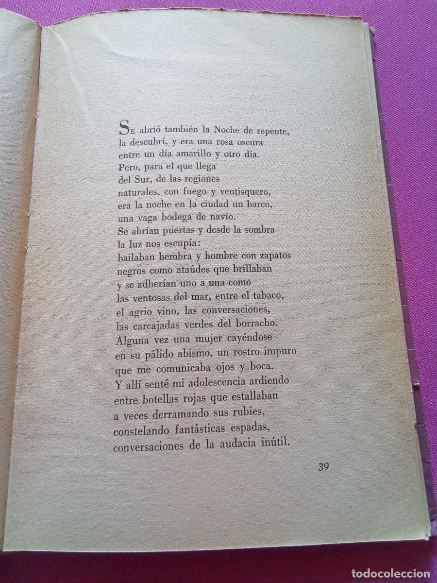 Libros antiguos: LA LUNA EN EL LABERINTO.PABLO NERUDA.E/2/3/4 - Foto 3