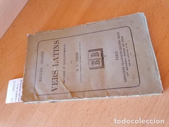 Libros antiguos: VERIEN, M. L - RECUEIL GRADUE DE VERS LATIN (MATIERES ET DEVELOPPEMENTS