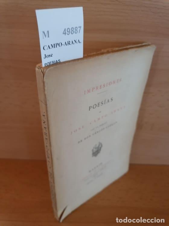Libros antiguos: CAMPO-ARANA, Jose - POESIAS