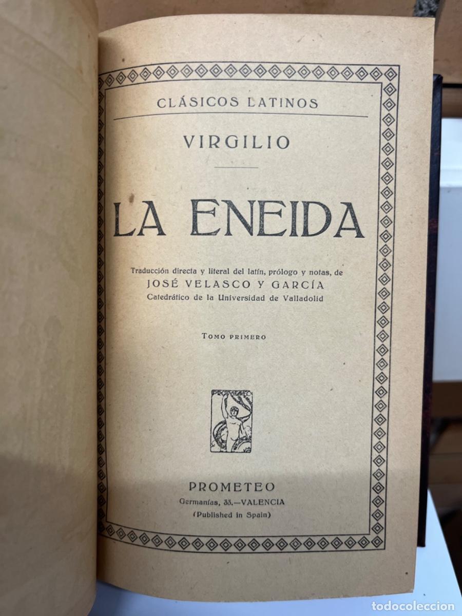 Libros antiguos: Virgilio.- La Eneida - Foto 3