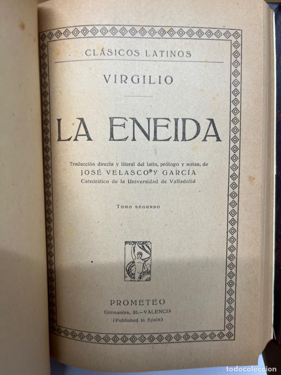 Libros antiguos: Virgilio.- La Eneida - Foto 4