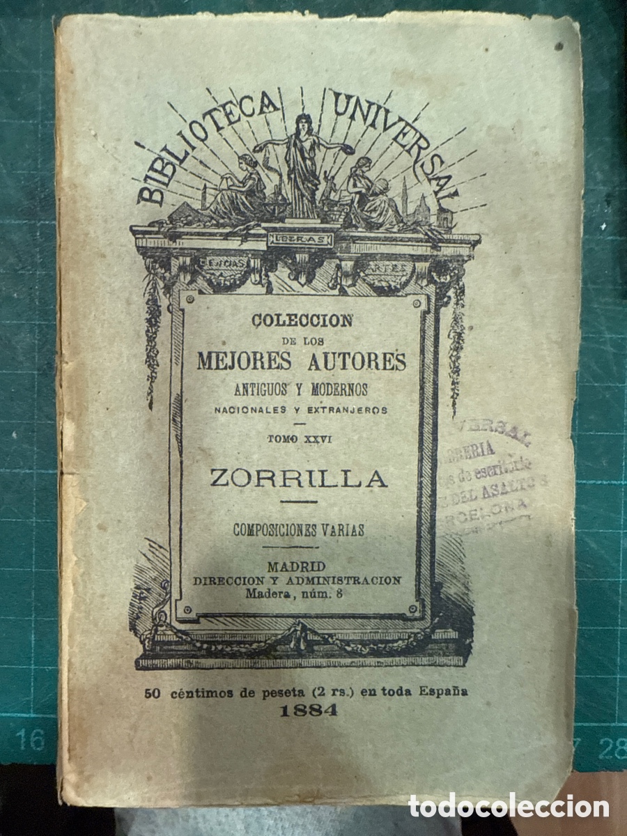 Libros antiguos: ZORRILLA. Composiciones varias - Foto 1