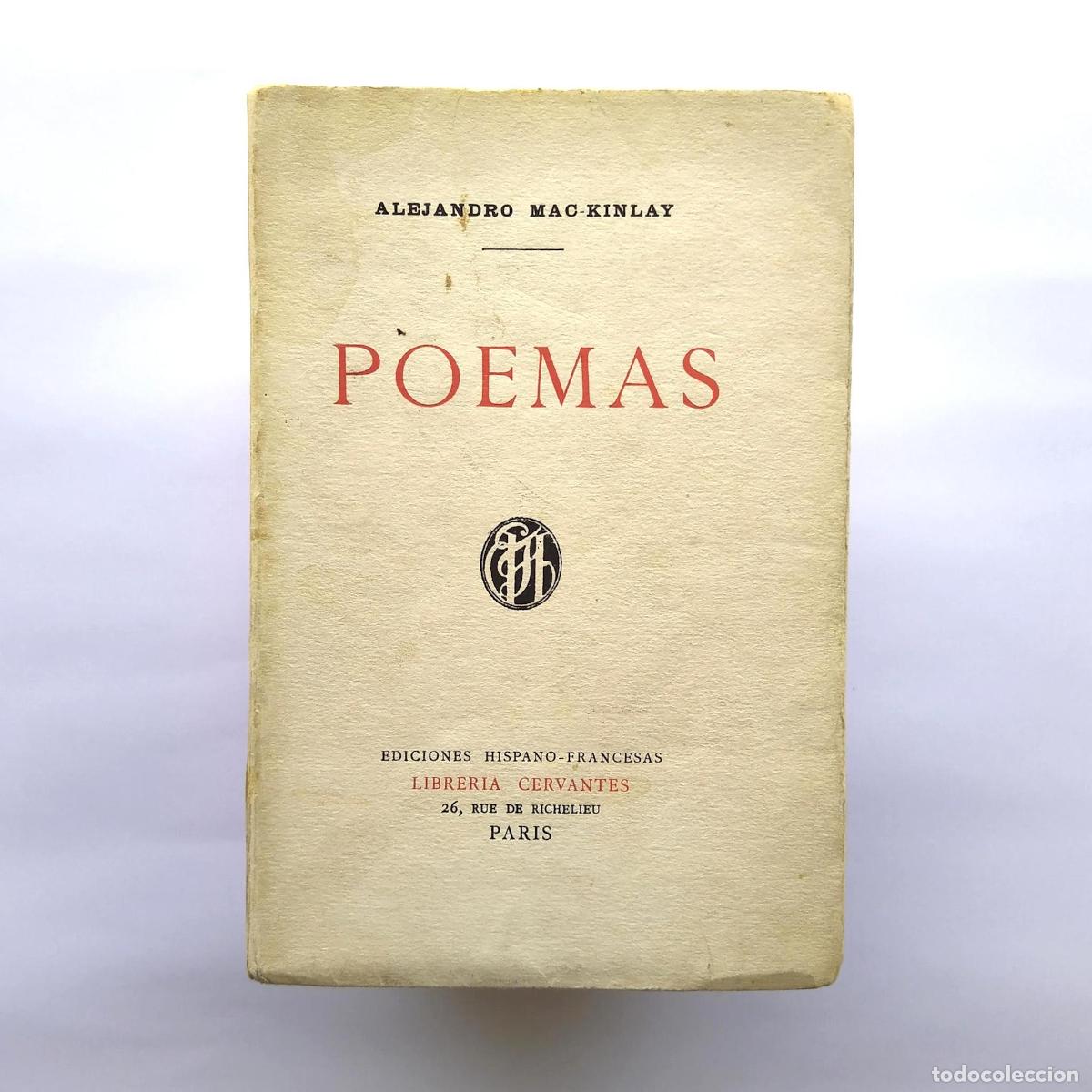 Libros antiguos: Poemas - MacKinlay, Alejandro - Foto 1
