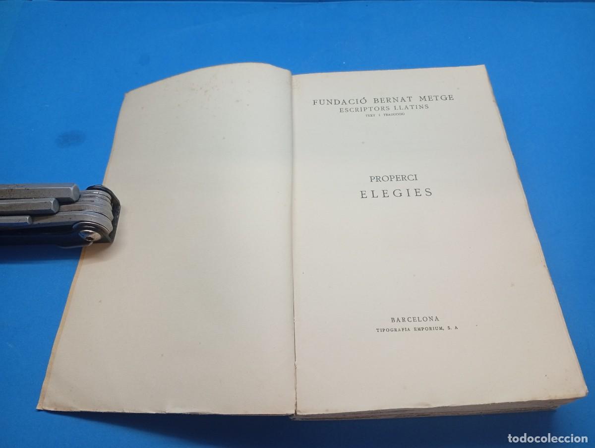 Libros antiguos: Elegies. Sext Properci. - Foto 2