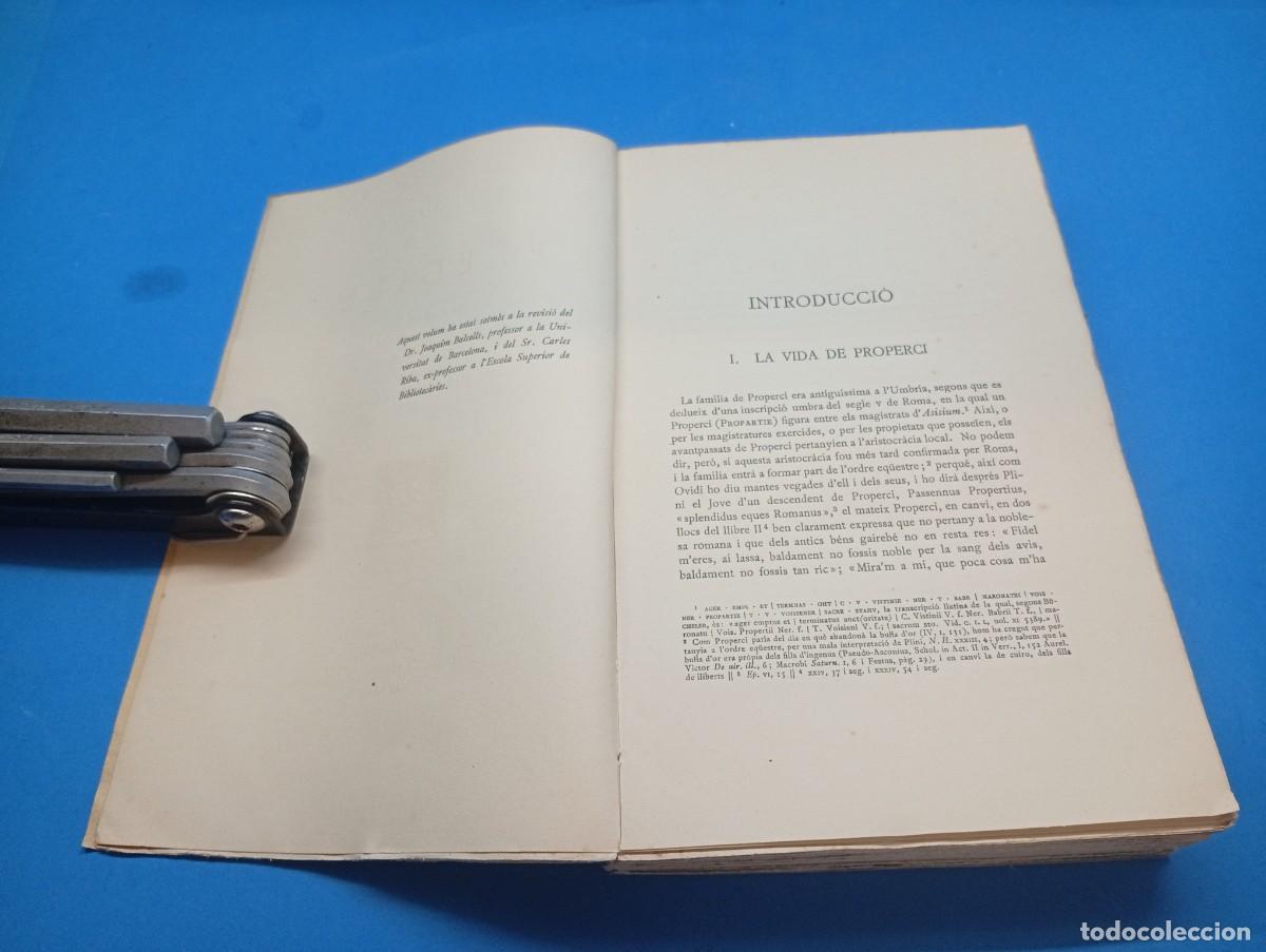 Libros antiguos: Elegies. Sext Properci. - Foto 4