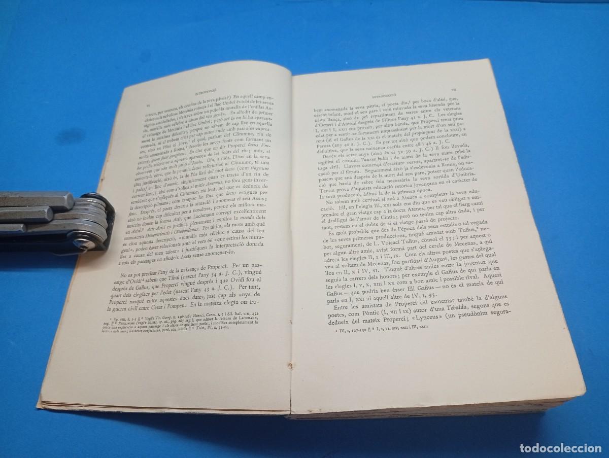 Libros antiguos: Elegies. Sext Properci. - Foto 5