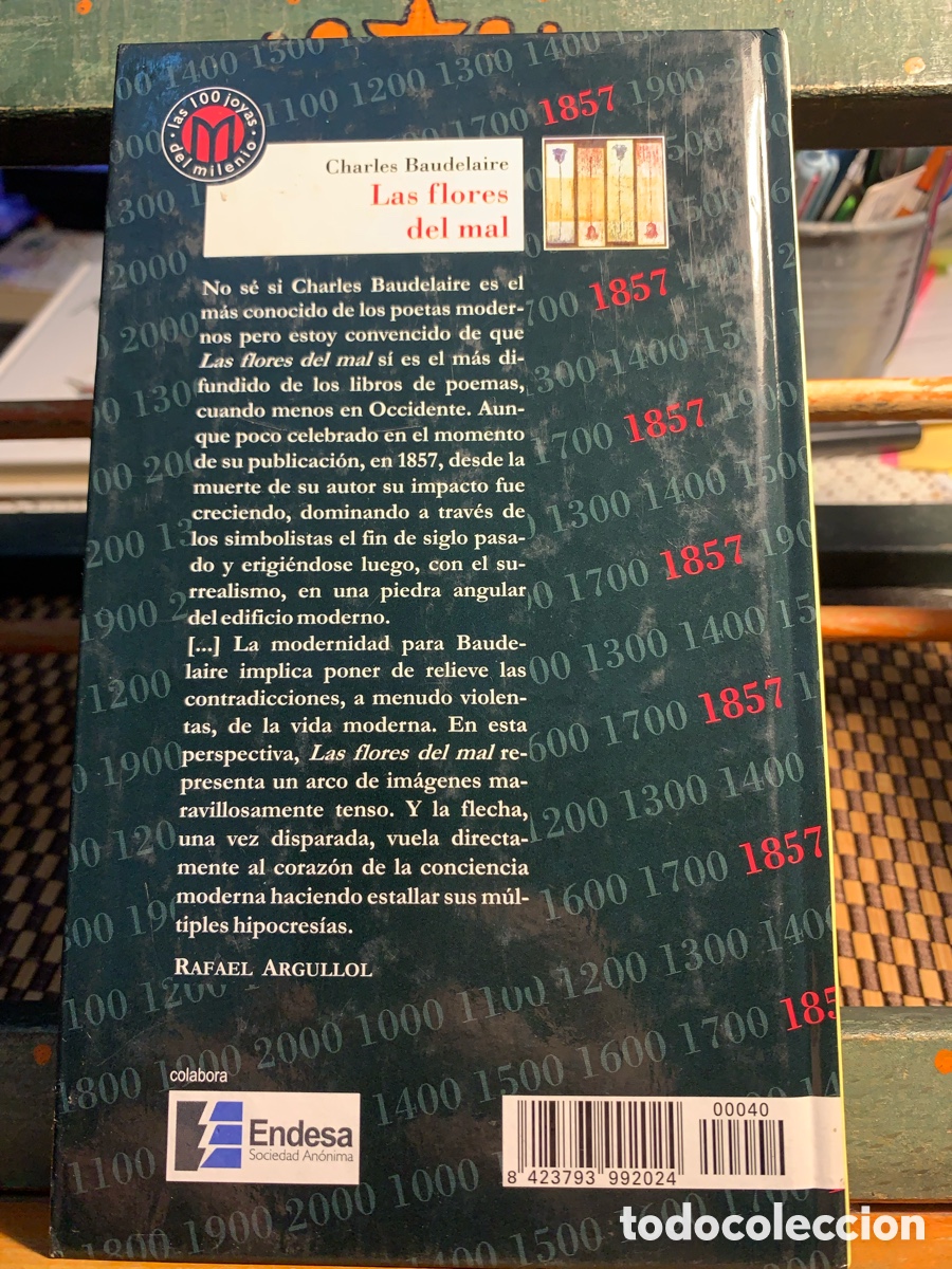 Libros antiguos: Charles boudelaire,las flores del mal.millenium - Foto 2