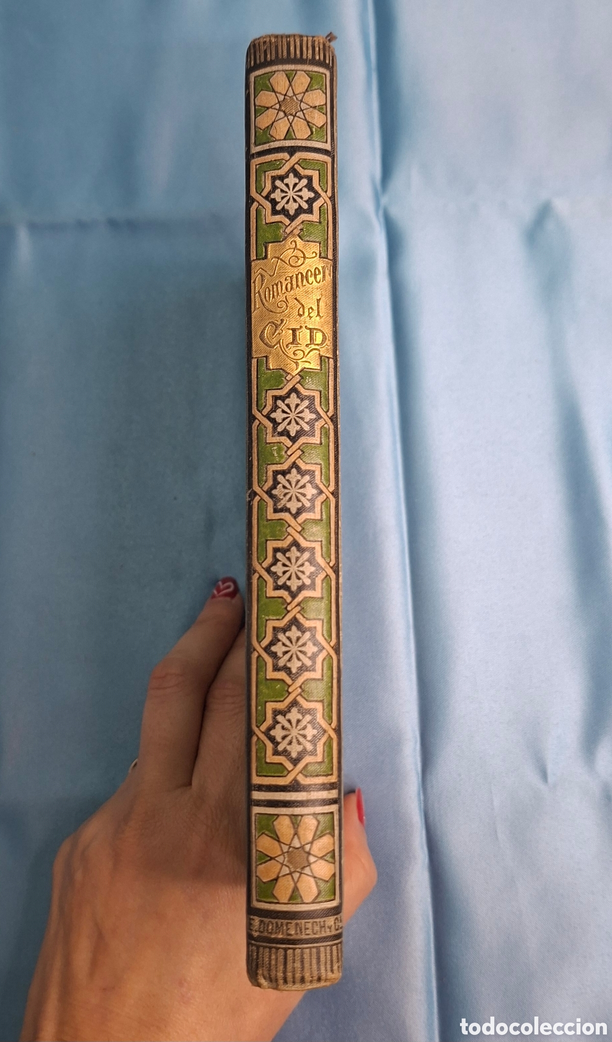Libros antiguos: Romancero del Cid de 1884 - Foto 2