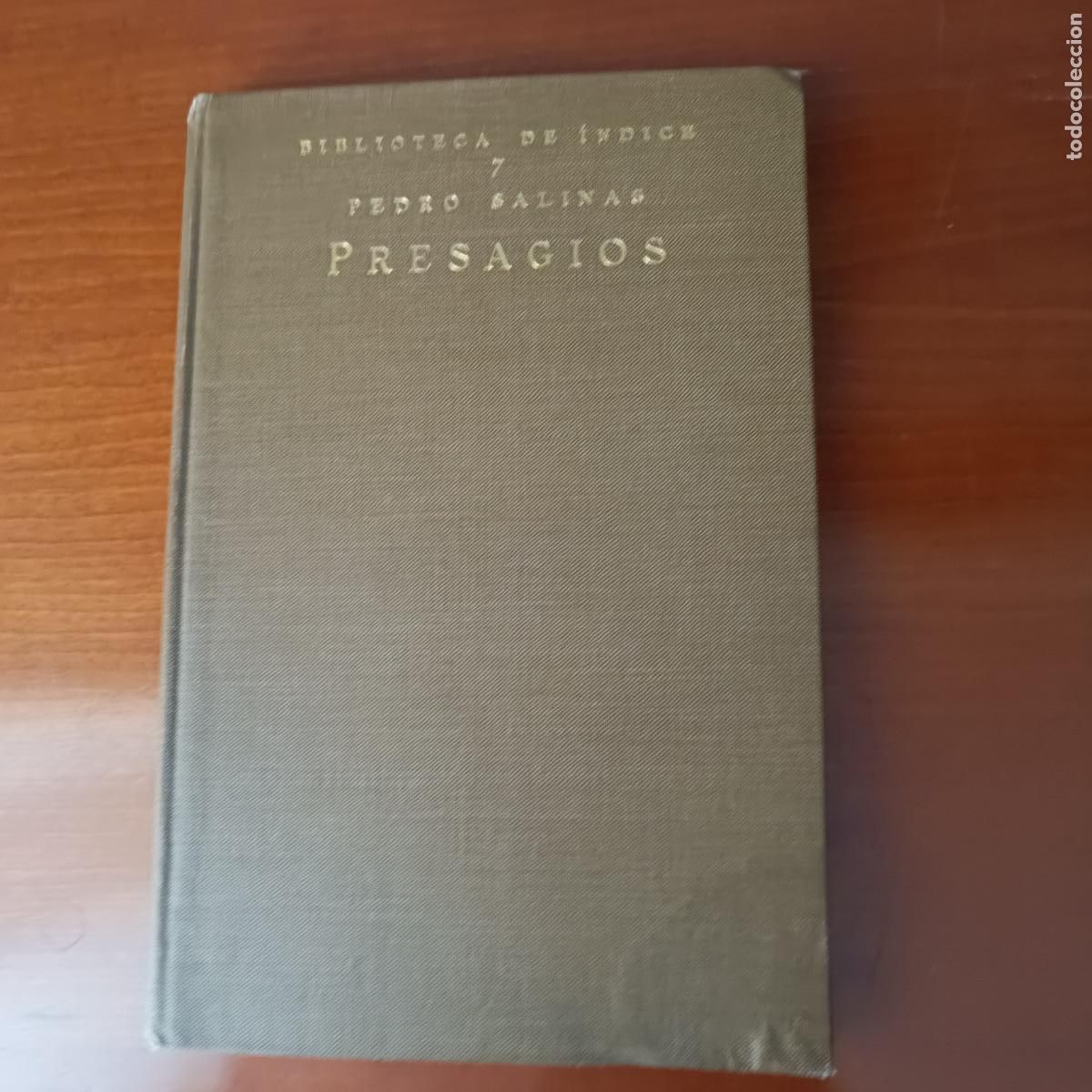 Libros antiguos: PRESAGIOS. PEDRO SALINAS. - Foto 1