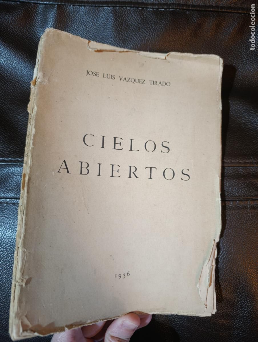 Libros antiguos: CIELOS ABIERTOS JOSE LUIS VAZQUEZ TIRADO
