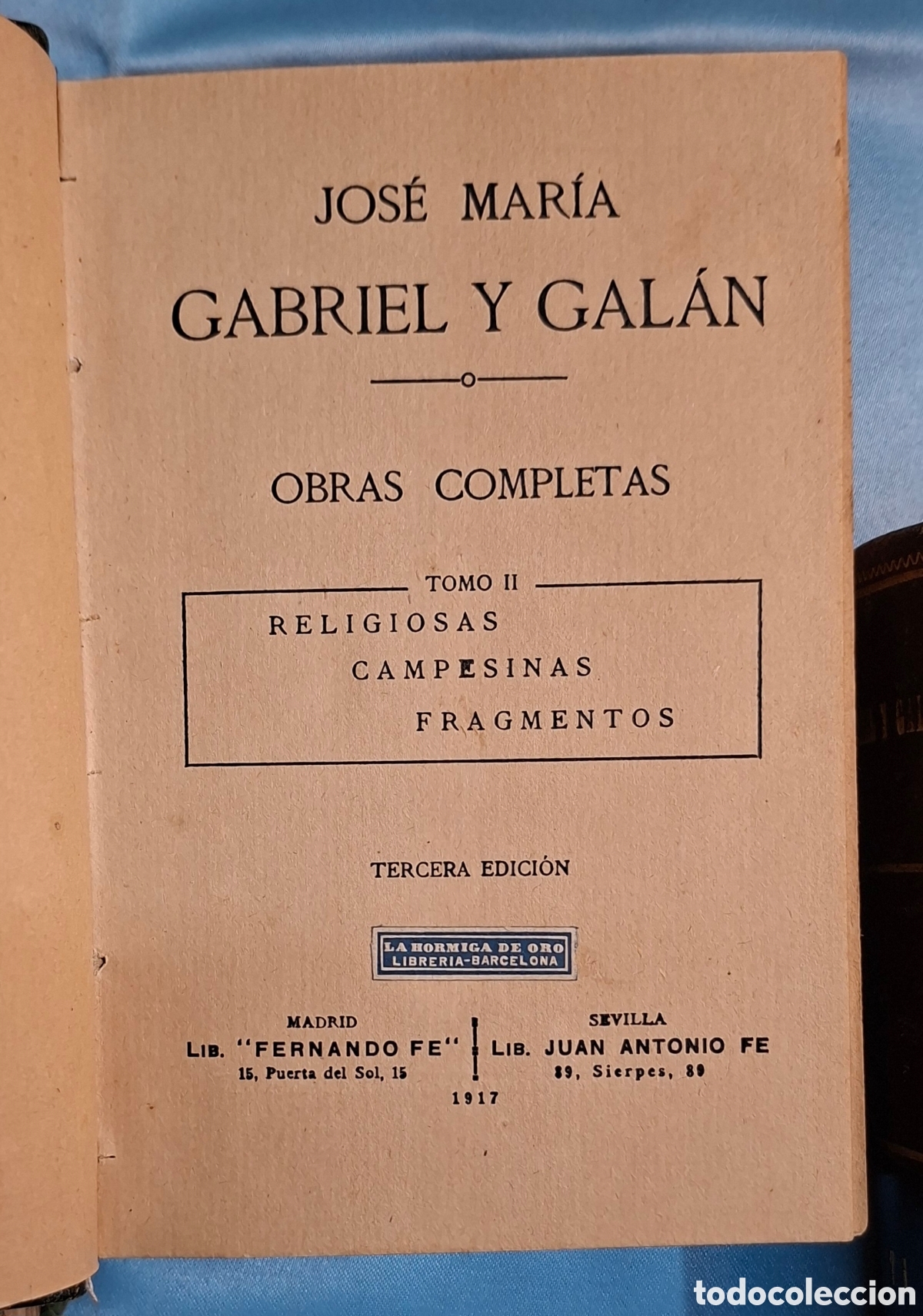 Libros antiguos: Lote formado por tres obras literarias antiguas
