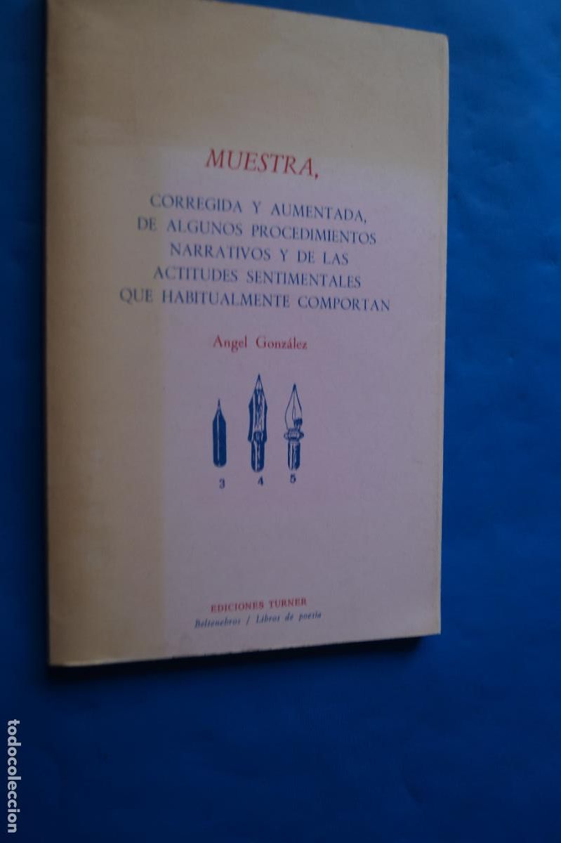 Libros antiguos: MUESTRA, CORREGIDA Y AUMENTADA DE ALGUNOS PROCEDIMIENTOS..... ANGEL GONZALEZ