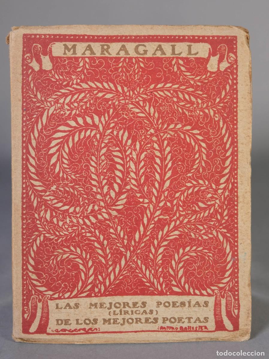 Libros antiguos: LAS MEJORES POES&Iacute;AS L&Iacute;RICAS DE LOS MEJORES POETAS XVIII - MARAGALL - EDITORIAL CERVANTES