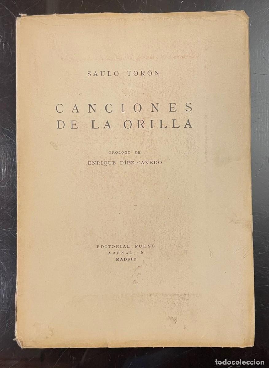Libros antiguos: Canciones de la Orilla. Saulo Toron