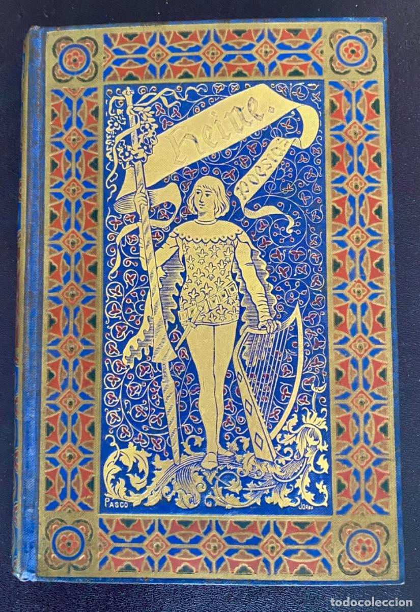Libros antiguos: Libro de los cantares de Enrique Heine (1885)