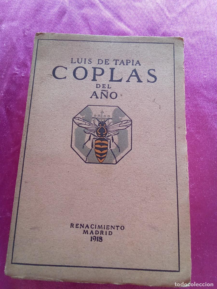 Libros antiguos: Coplas del a&ntilde;o Luis de Tapia 1918