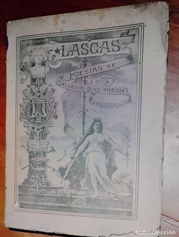 Libros antiguos: Lascas, Poes&iacute;as de Salvador D&iacute;az Mir&oacute;n, 1901