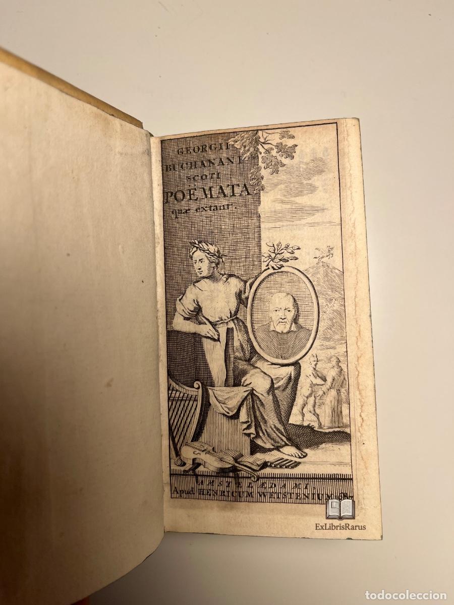 Libros antiguos: George Buchanan &ndash; Poemata y Paraphrasis Psalmorum &ndash; &Aacute;msterdam, s. XVII
