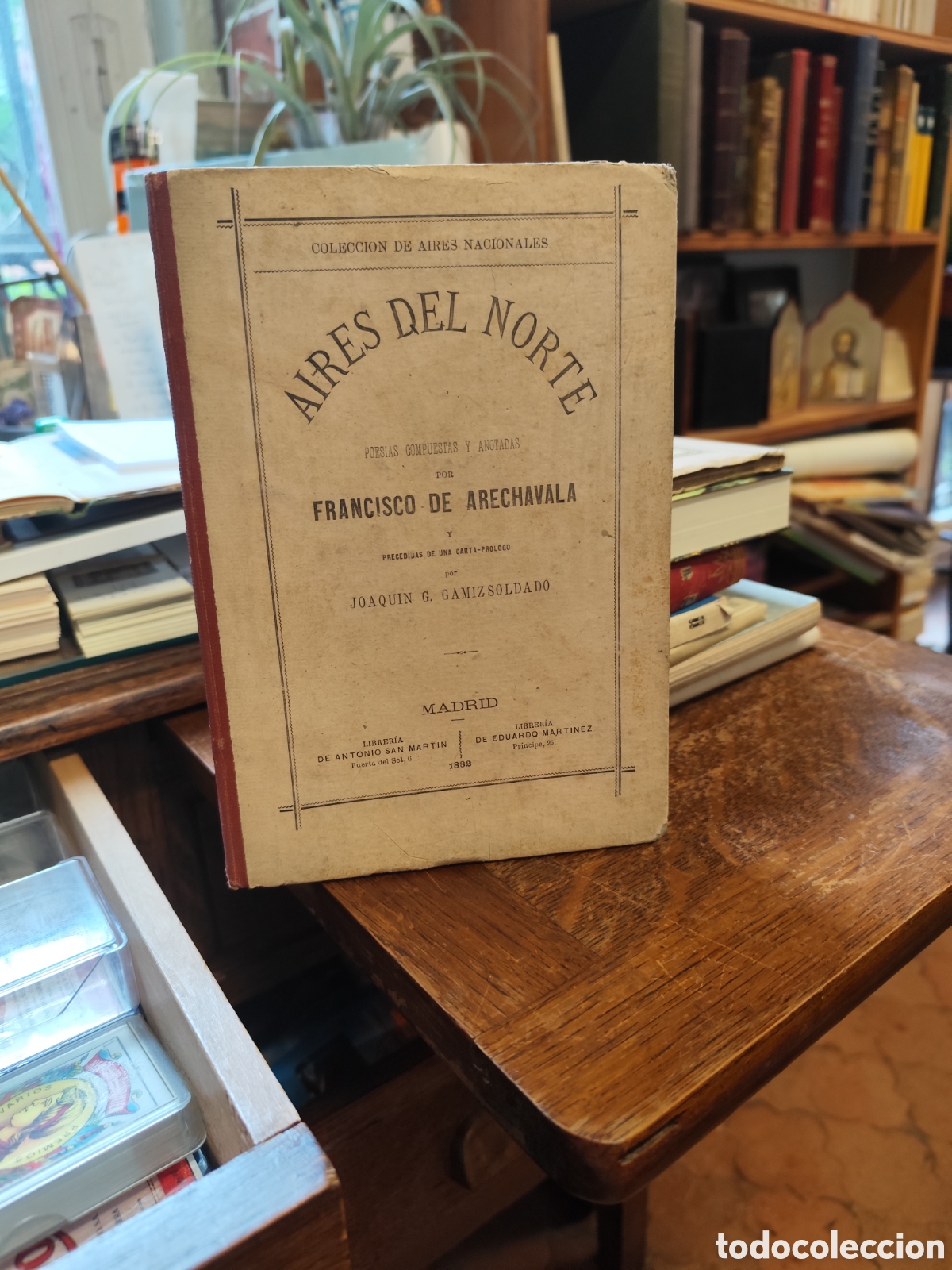 Libros antiguos: Aires del Norte Francisco de Arechavala 1892 dedicado por el autor