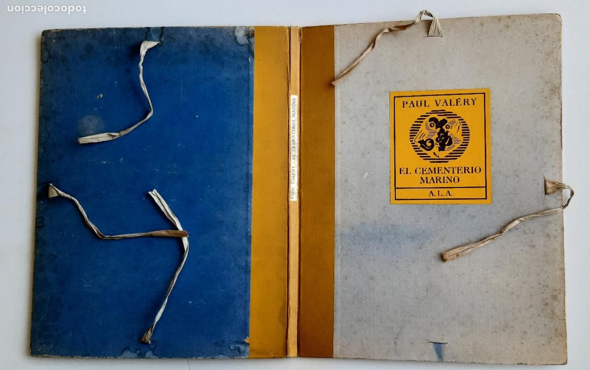Libros antiguos: EL CEMENTERIO MARINO - PAUL VALERY / JORGE GUILLEN - 1930