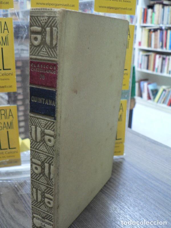 Libros antiguos: Poes&iacute;as - Quintana, Manuel Jos&eacute; - Ediciones de la Lectura - 1927 - Cl&aacute;sicos Castellanos