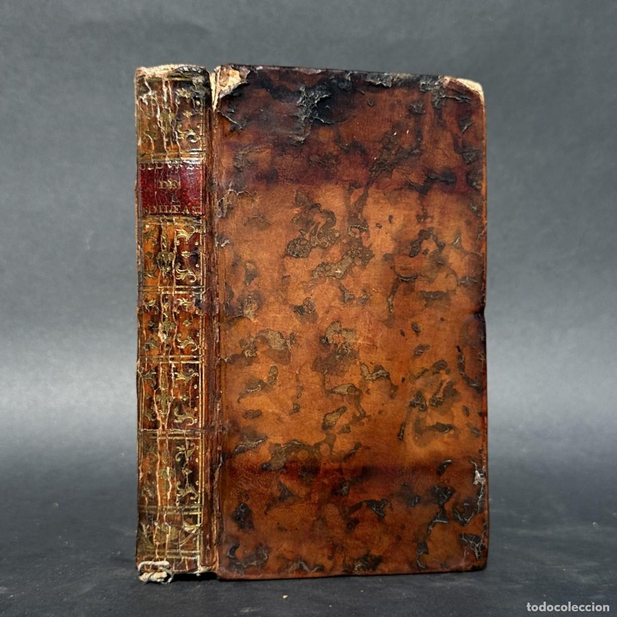Libros antiguos: A&Ntilde;O 1775 - OBRAS DE M. BOILEAU DESPREAUX - POESIA - SATIRAS - ODAS -
