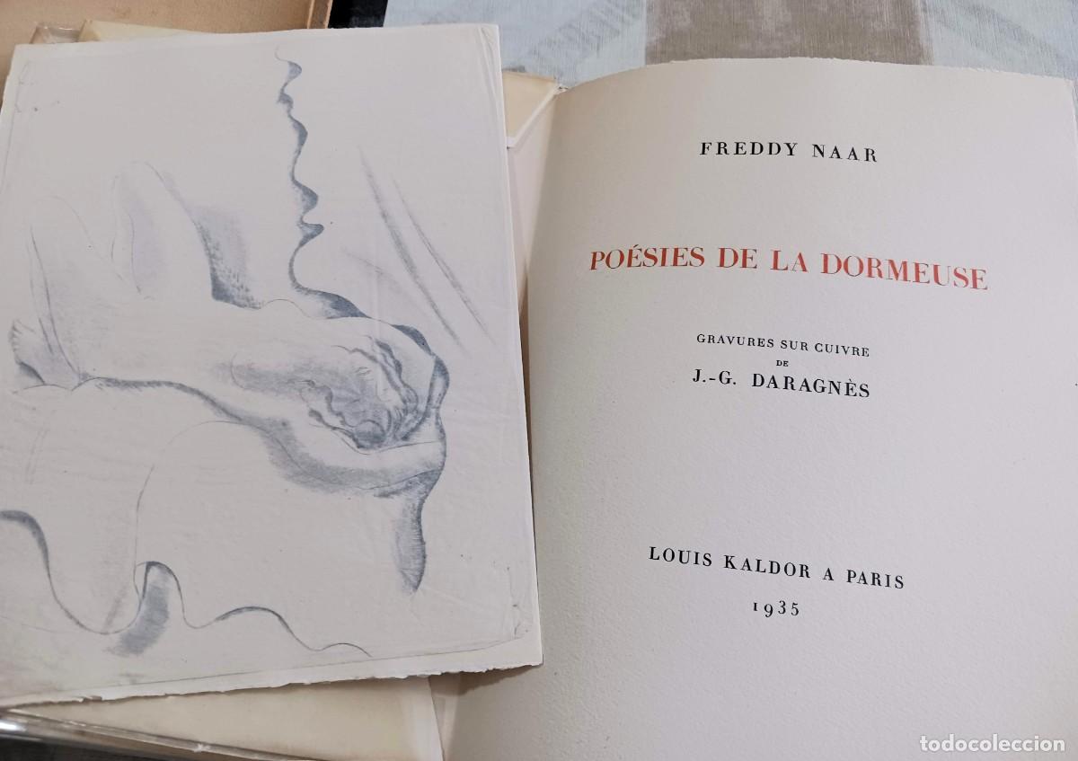 Libros antiguos: MUY RARO, EJEMPLAR N&Uacute;M. 2, PO&Eacute;SIES DE LA DORMEUSE (1935) - FREDDY NAAR, J.-G. DARAGN&Egrave;S - BIBLIOFILIA