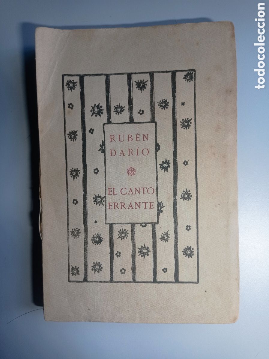 Antiquarische B&uuml;cher: RUB&Eacute;N DAR&Iacute;O. EL CANTO ERRANTE. OBRAS COMPLETAS. TOMO XVI. MUNDO LATINO. 1918. INCOMPLETO.
