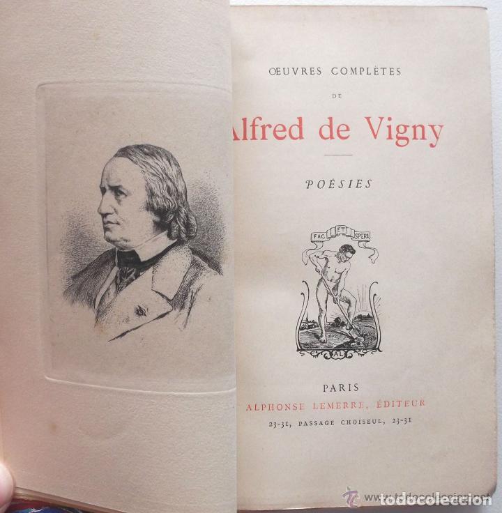 Antiquarische B&uuml;cher: Oeuvres completes de Alfred de Vigny. Po&eacute;sies. 1837