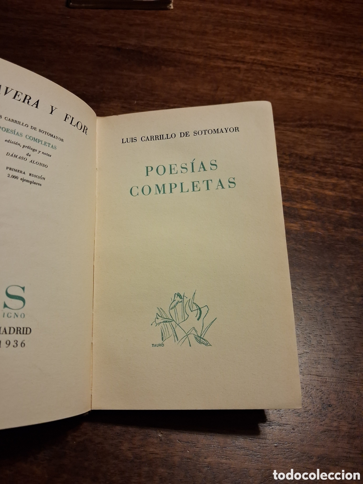 Libros antiguos: Poes&iacute;as Completas, Luis Carrillo de Sotomayor