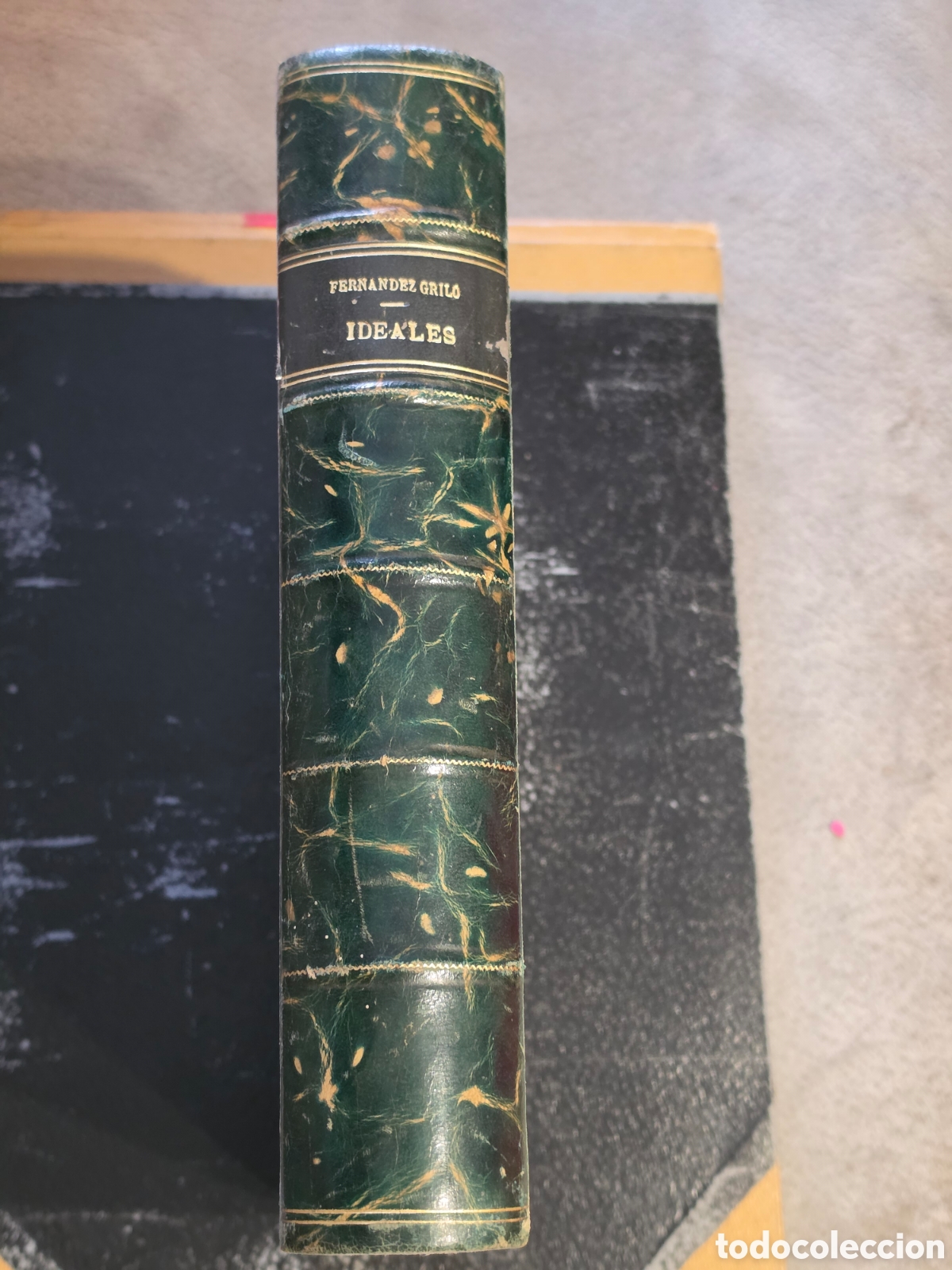 Libros antiguos: Poes&iacute;as escogidas: IDEALES 1891, con dedicatoria impresa de &rdquo;La Chata&rdquo;