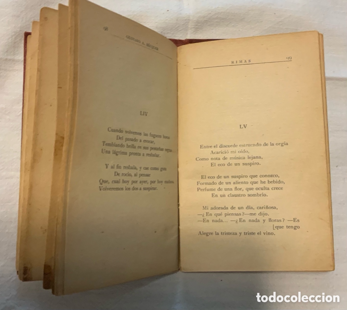Libros antiguos: Rimas. Becquer. 1935 - Foto 7