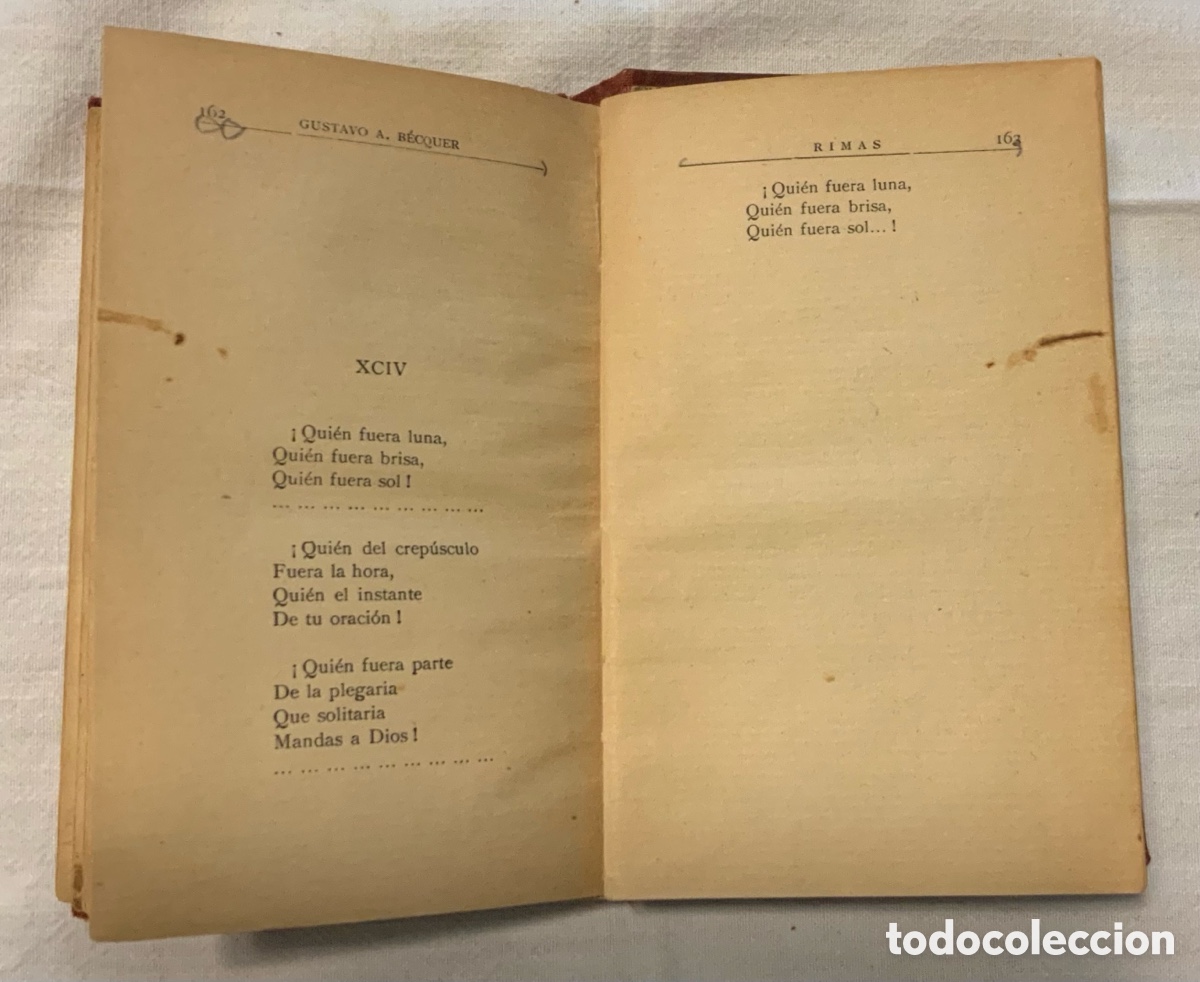 Libros antiguos: Rimas. Becquer. 1935 - Foto 8