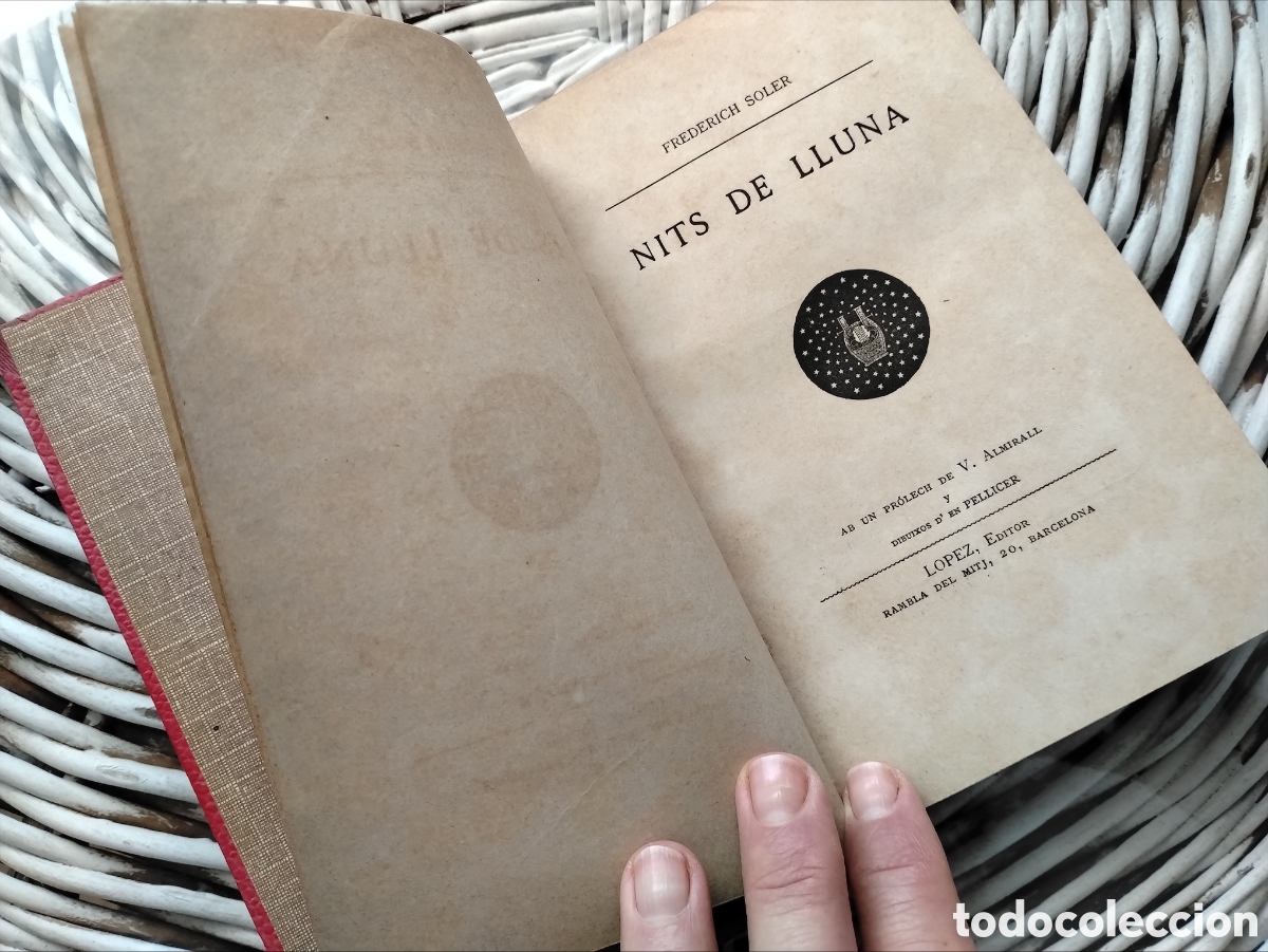 Libros antiguos: Nits de Lluna, Seraf&iacute; Pitarra