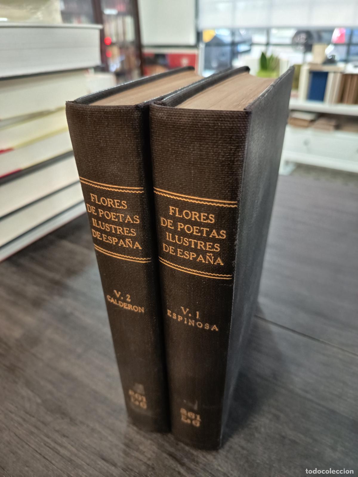 Libros antiguos: 1896 - PEDRO ESPINOSA. Primera y Segunda Parte de las Flores de Poetas Ilustres de Espa&ntilde;a