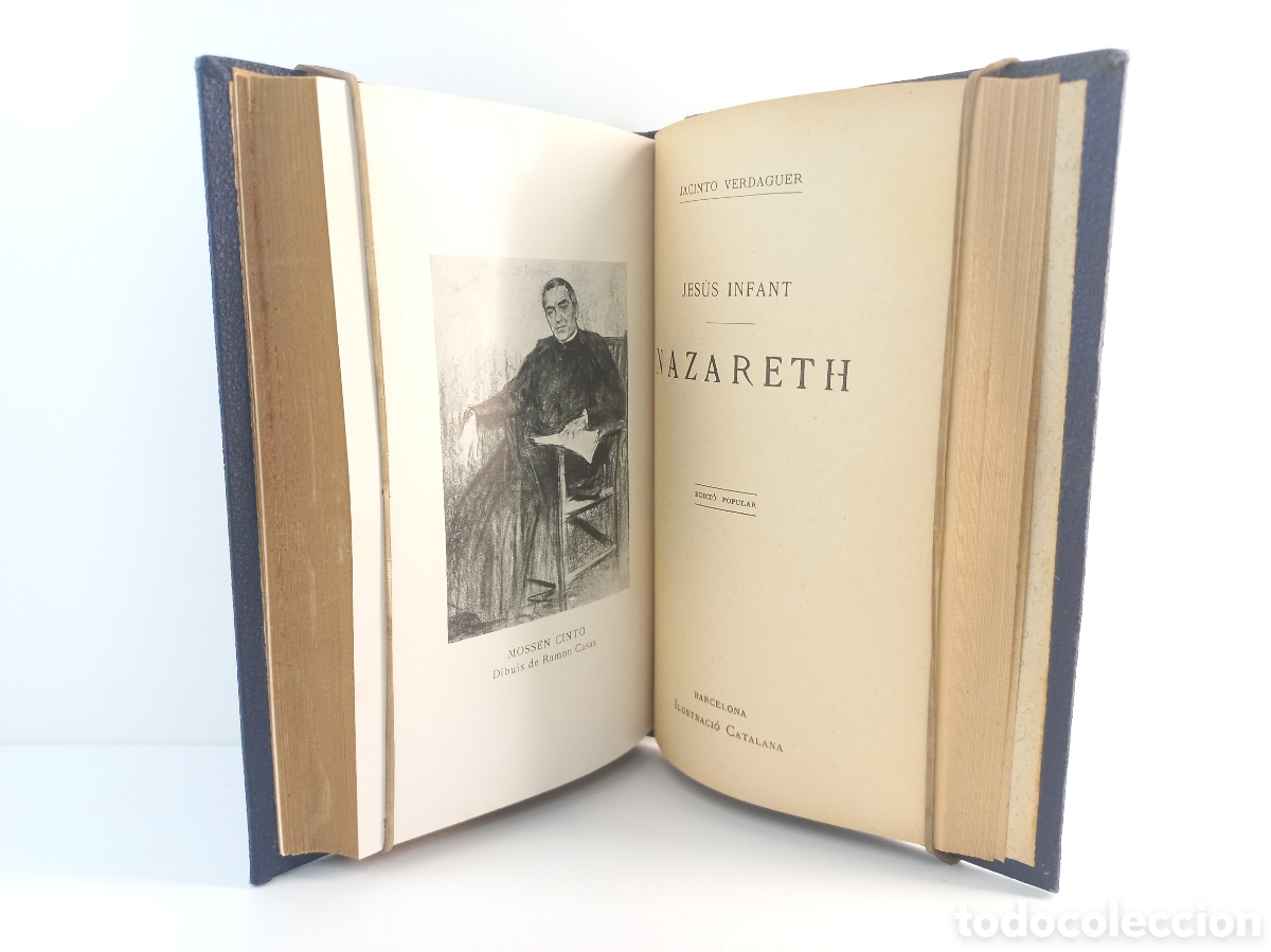 Libros antiguos: Roser de tot l'any. Nazareth. Ilustraci&oacute; Catalana. Catal&aacute;n. Jacint Verdaguer.