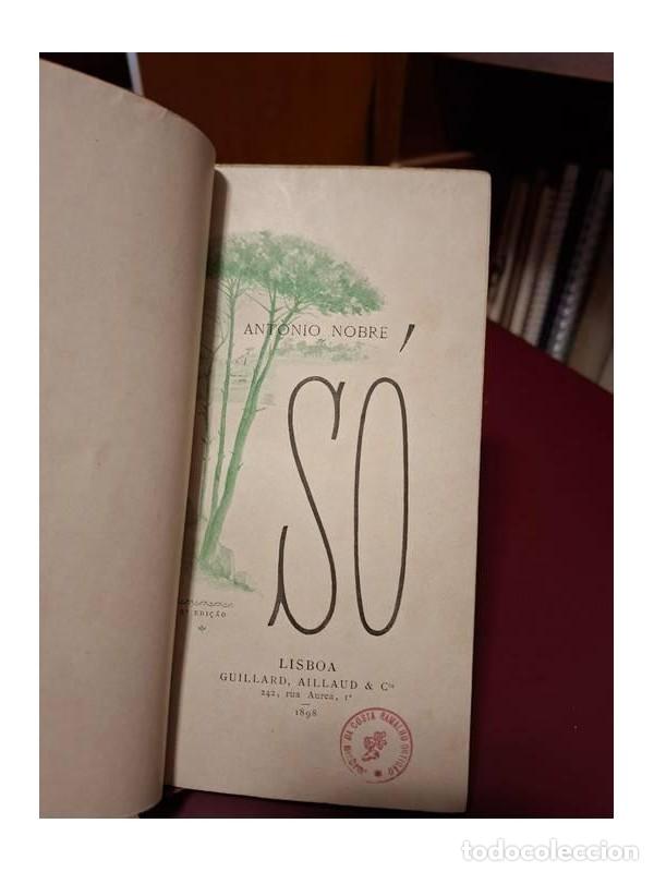 Libri antichi: Antonio Nobre - S&oacute; (2nd edition - 2&ordf; Edici&oacute;n). Editorial: Guillard, Aillaud & Cia., 1898