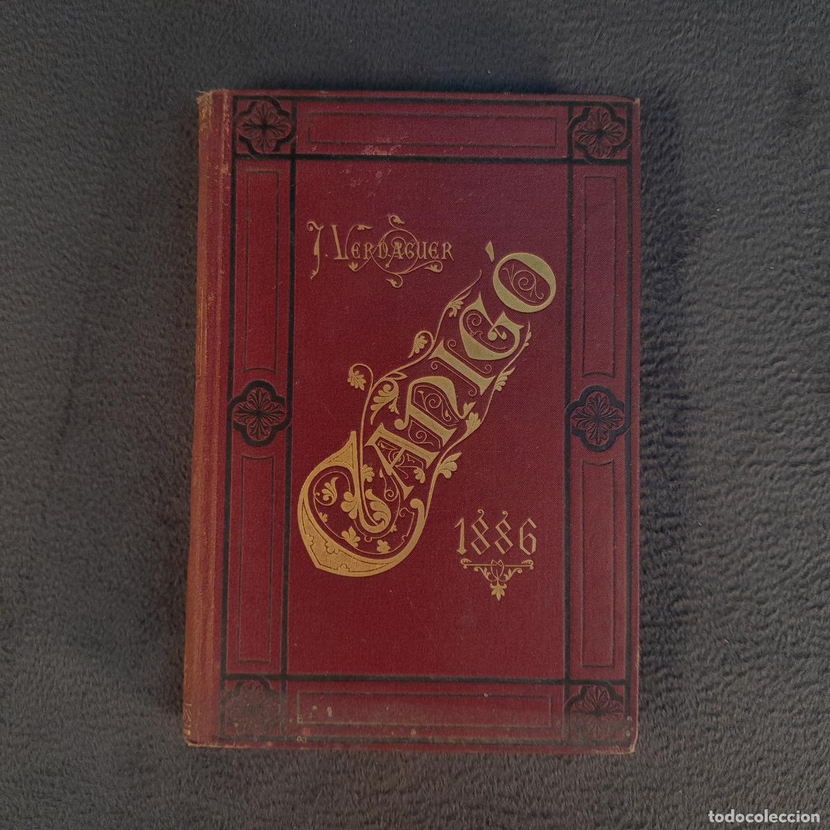 Old books: L-281. CANIG&Oacute;. LLEGENDA PIRENAYCA DEL TEMPS DE LA RECONQUISTA (MOSEN JACINTO VERDAGUER). A&Ntilde;O 1886