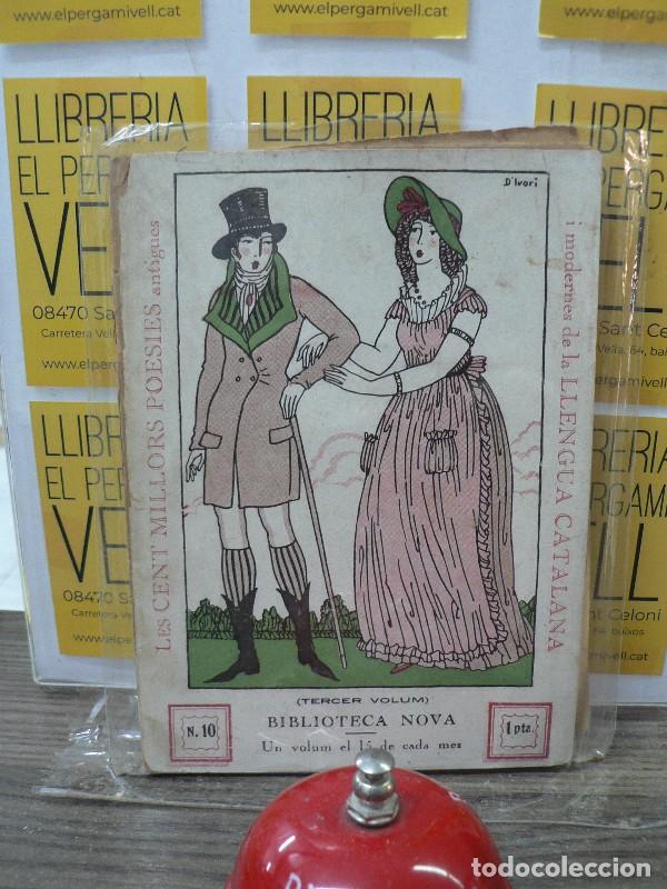 Libros antiguos: Les cent millors poesies antigues i modernes de la llengua catalana: Tercer volum - Biblioteca Nova,