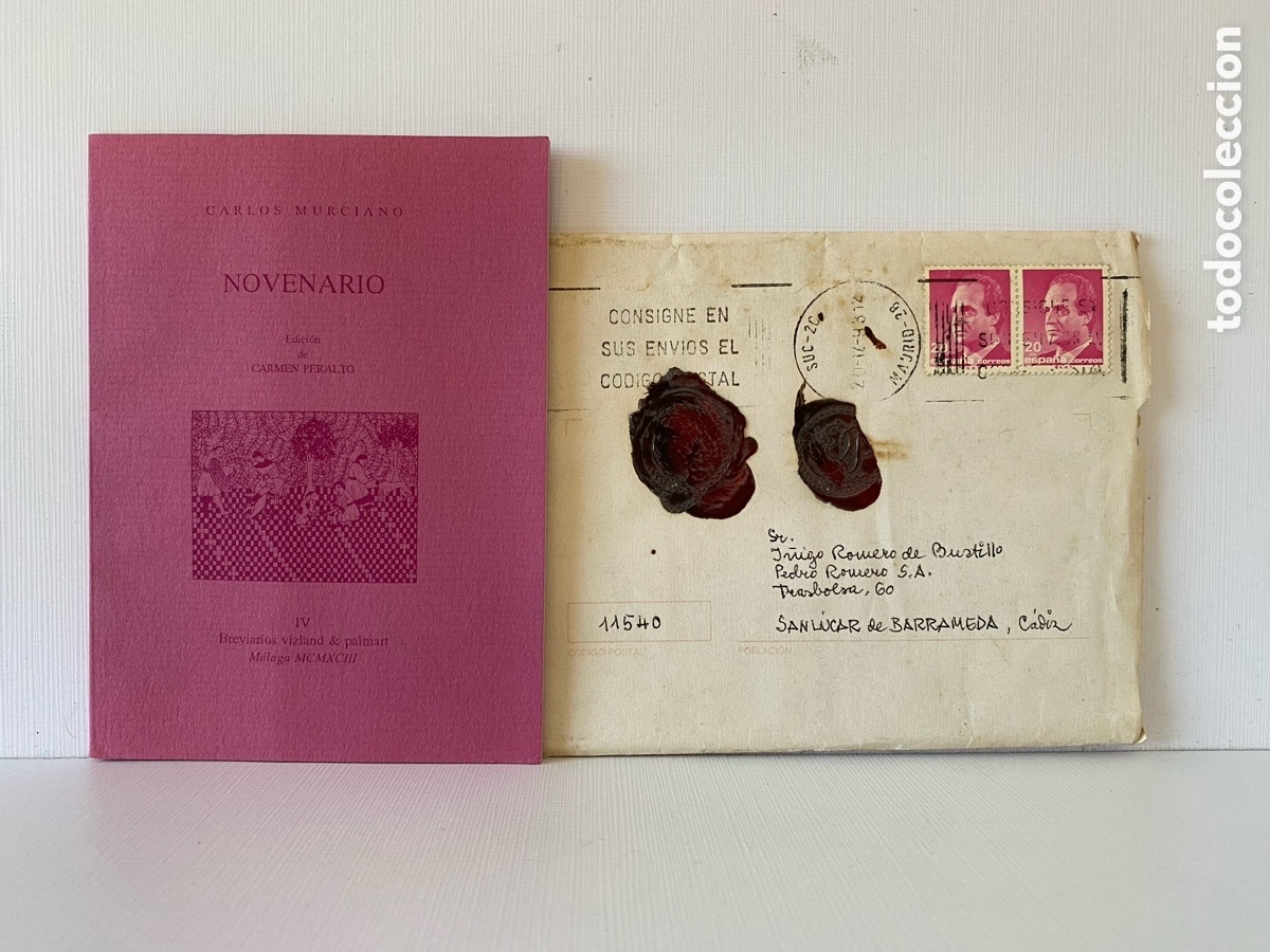 Libros antiguos: Lote Poemarios y Dedicatorias Carlos Murciano // Novenario - De un Viejo Cancionero