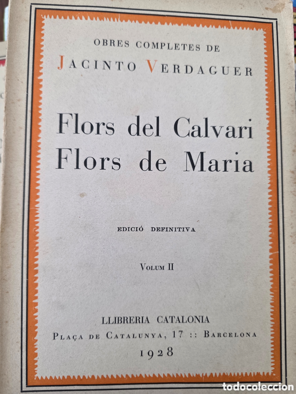 Libros antiguos: Obres completes jacinto verdaguer