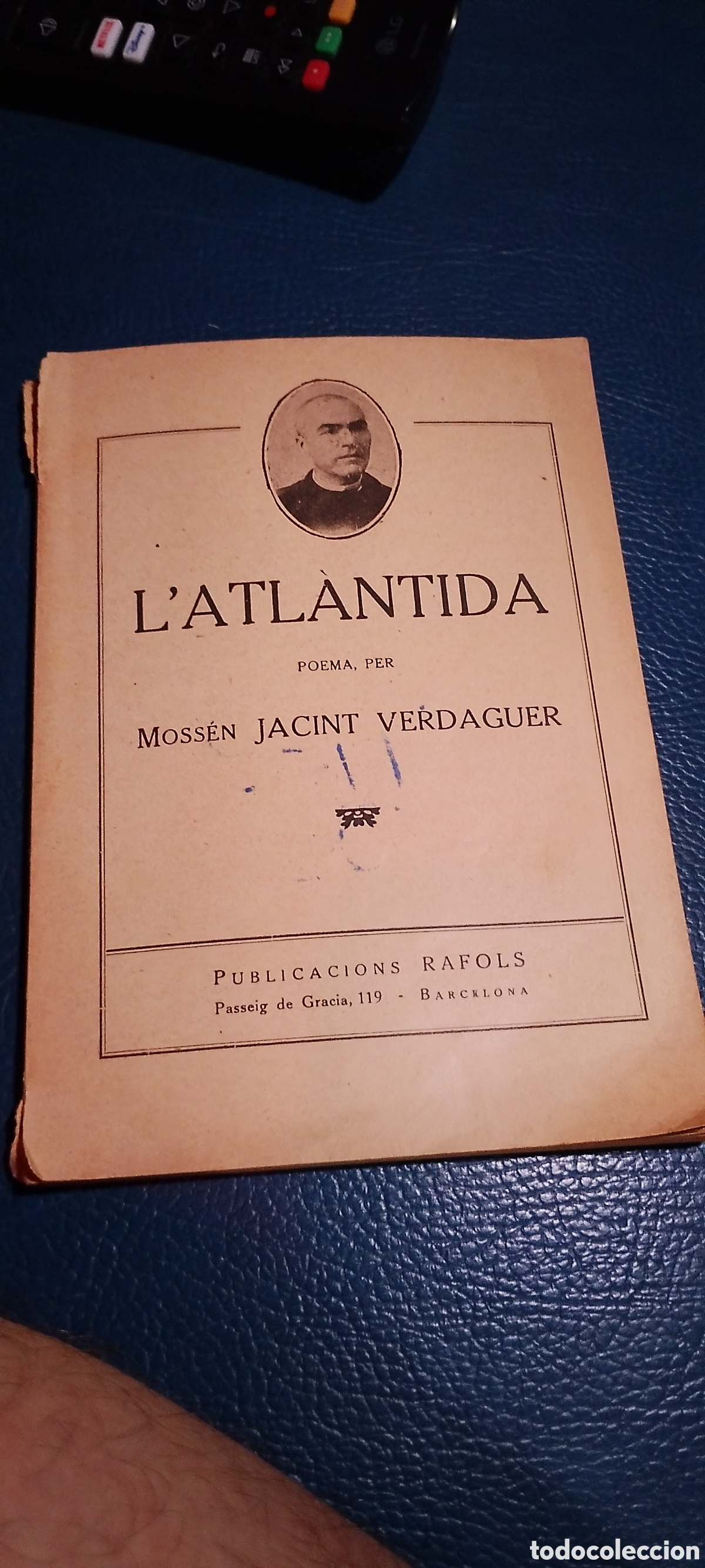 Libros antiguos: Libro L' Atl&aacute;ntida de mossen jacint Verdaguer