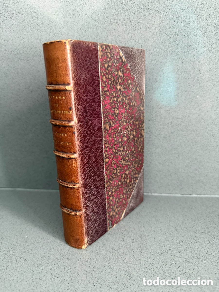 Libros antiguos: a&ntilde;o 1874 - POEMES TRAGIQUES - MITOLOG&Iacute;A - LEMERRE - POES&Iacute;A - LECONTE DE LISLE