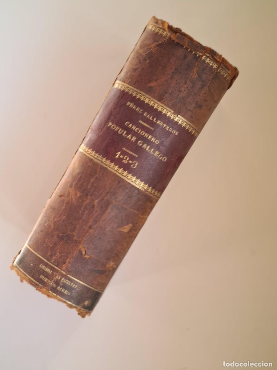 Libros antiguos: Cancionero popular gallego, 3 tomos en uno, Perez Ballesteros, 1886